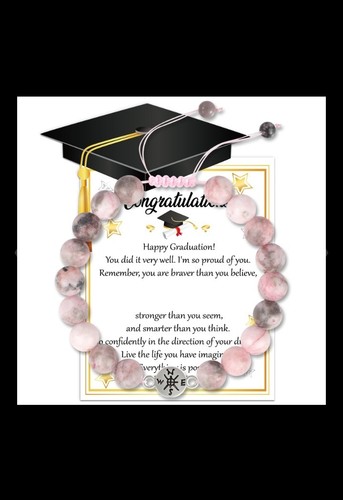 Pink compass bracelet - pink,