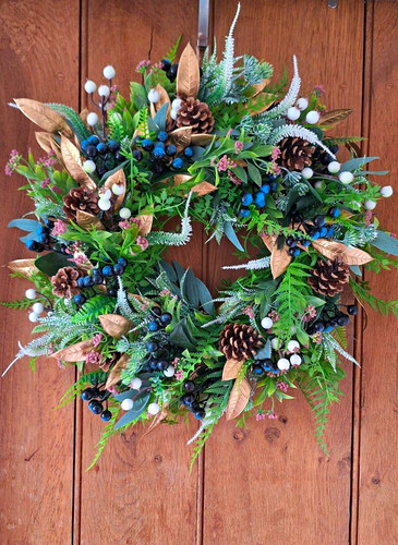 Artificial christmas wreath - artificial,
