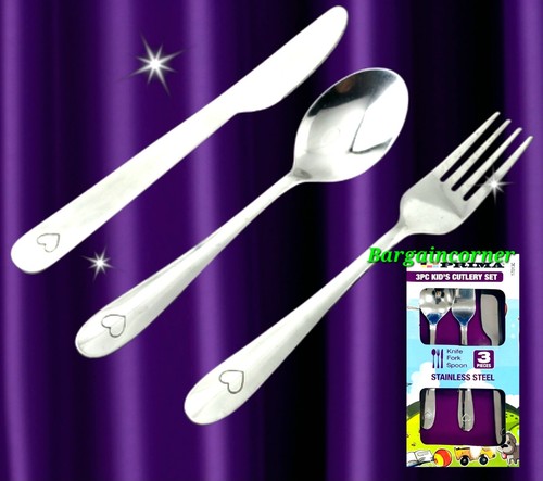 Kids cutlery set stainless - cutlery,