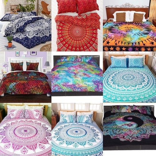 Indian mandala duvet - mandala,