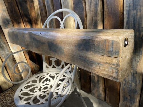 Reclaimed solid wood fireplace - solid,