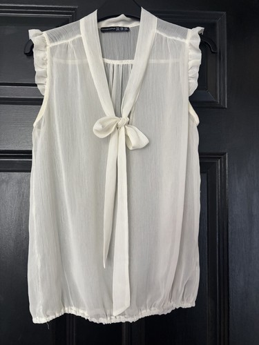 Primark cream beige sheer
