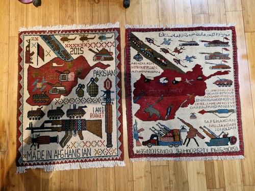 Handmade pair afghan war - pair,