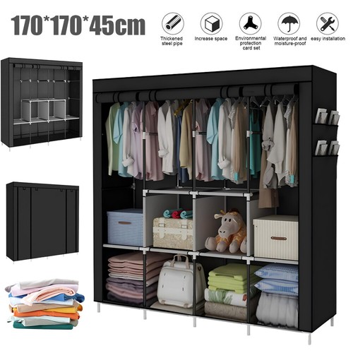 Fabric canvas wardrobe with - wardrobe,