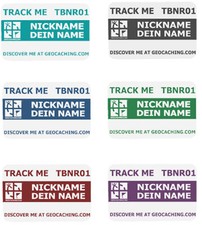 Geocaching Nametag Custom Text