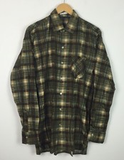 VINTAGE RETRO NAVAJO URBAN BRIGHT BOLD PLAID CHECK SHIRT UK M/L