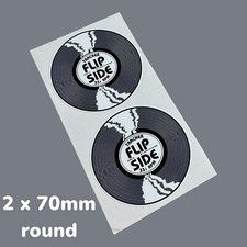 Tracker Flip Side Vinyl Sticker Classic Vintage Skateboard Surf Skate Camper 70s