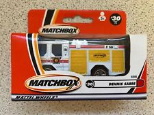 Matchbox 2001 No.30 Dennis Sabre fire engine