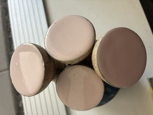 Set four pink wooden drawer - four,