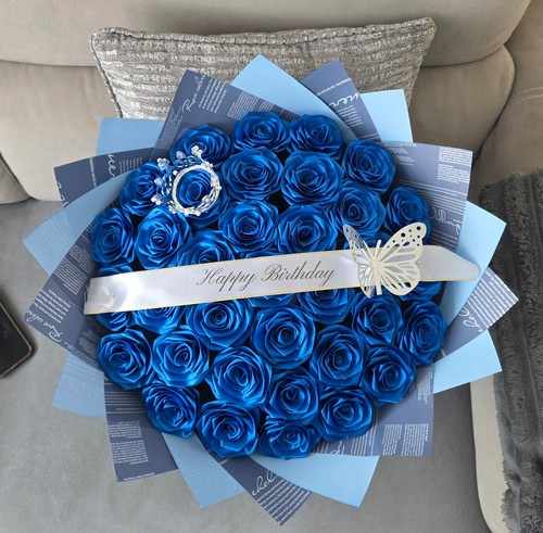 Eternal rose bouquet plain - rose,
