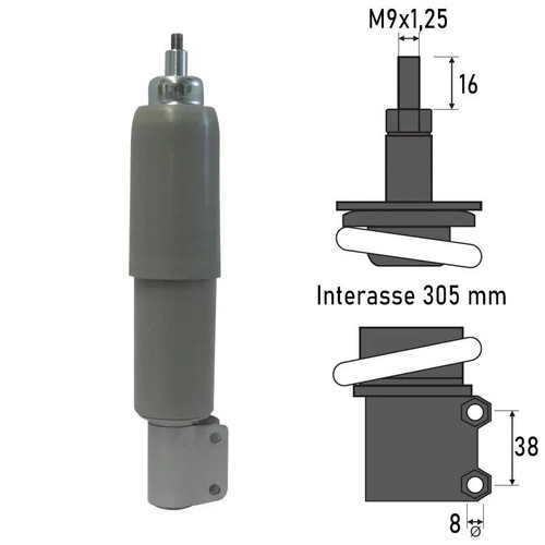 Front complete shock absorber - complete,
