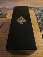 Empty Armand De Brignac Ace Of Spades Black Lacquered Champagne Box
