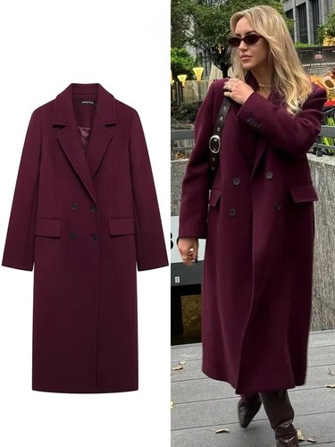 Women burgundy long - women,