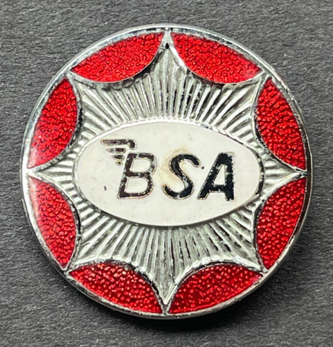 Motorcycle pin badge bsa - motorcycle, large