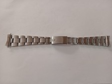 1972 GENTS 19MM STEEL ROLEX 7835 19  FOLDED LINK BRACELET WITH  357 END PIECES