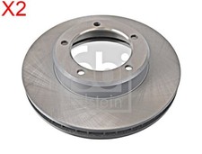 FEBI x2pc Front Brake Disc For