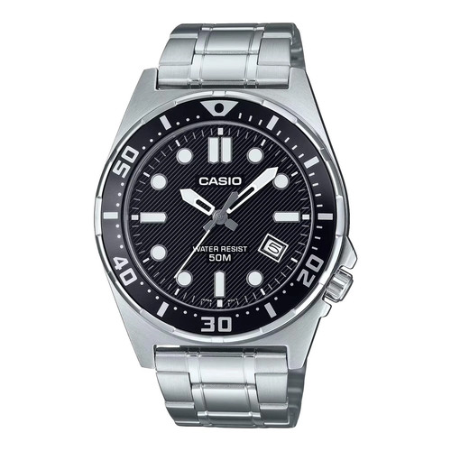 Casio mtd 135d black - black, dial