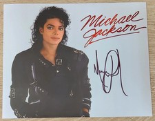Michael Jackson Signed 8x10