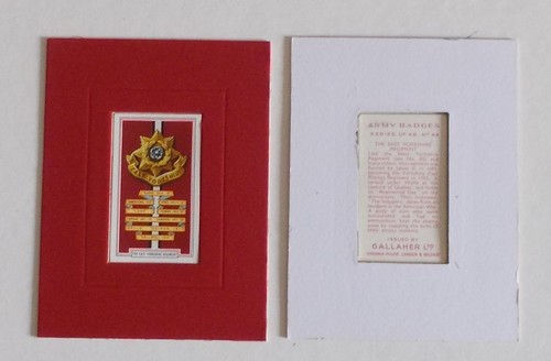 Cigarette card gallaher - cigarette, by