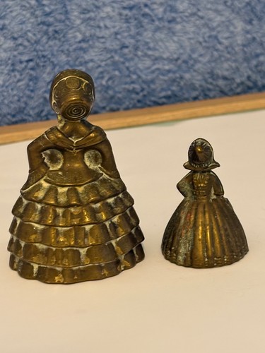 Pair vintage solid brass - vintage,