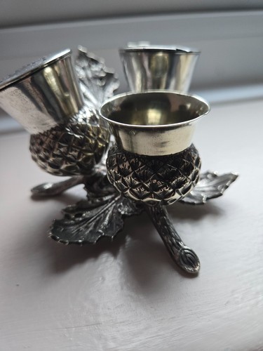 Silver plate thistle - silver,