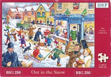 HOP 250 Big / Large Piece Jigsaw Puzzle Out in the Snow