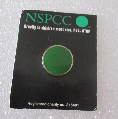 Nspcc charity pin badge - pin,