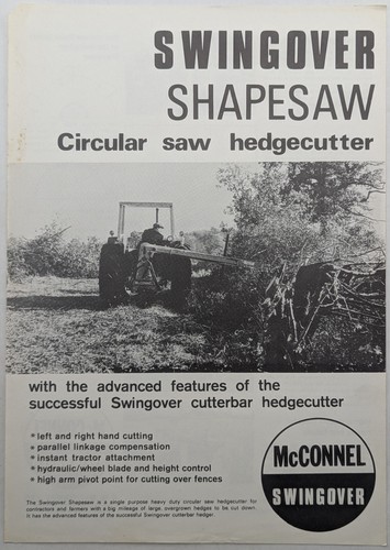 Mcconnel swingover shapesaw - mcconnel,