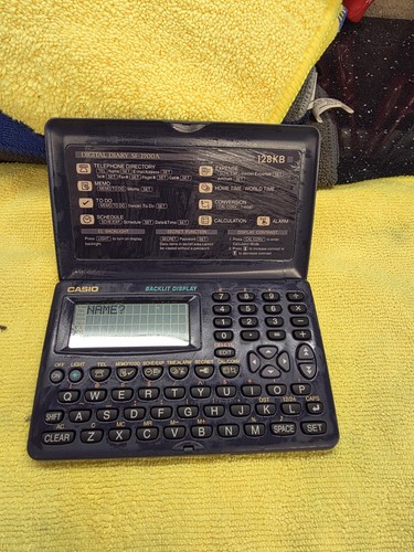 Casio 3700a digital - sf-3700a, diary
