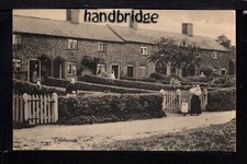 Cotebrook, Village scene with Cottages - near Tarporley - printed  postcard