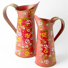 Hand Painted Traditional Red