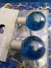 IKEA Blue Glass Filial Curtain