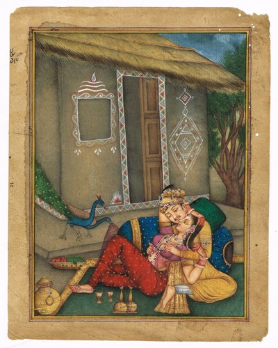 Mughal paintings emperor - emperor, akbar