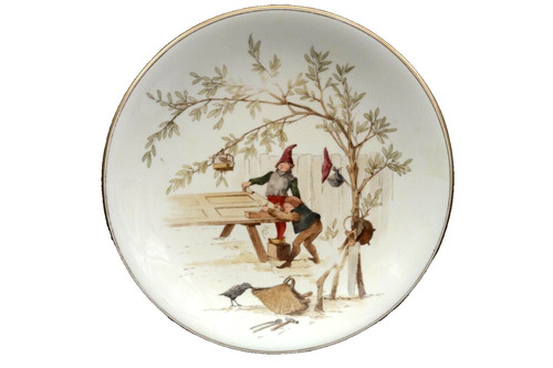 Royal worcester gnomes plate - worcester,