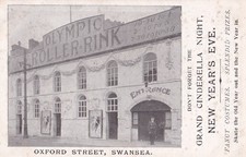 OLYMPIC ROLLER RINK OXFORD STREET SWANSEA - ADVERTISING NEW YEARS EVE