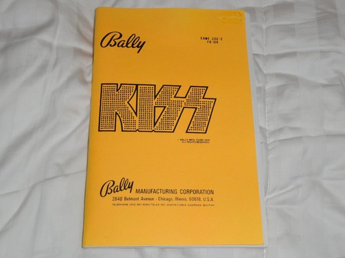 Kiss bally pinball machine - kiss,
