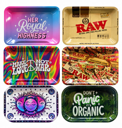 Rolling metal trays - trays, raw
