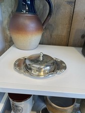 Vintage Silver Plate Butter