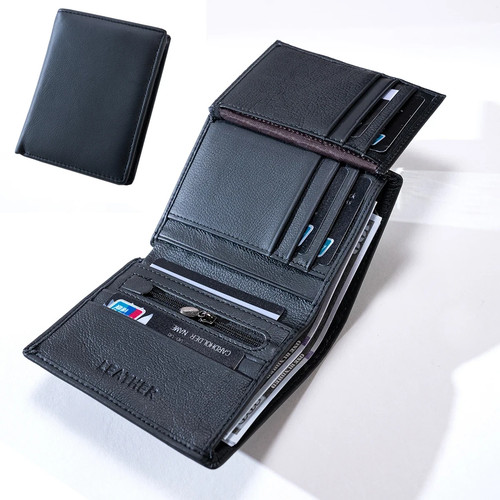 Genuine leather men - men's, wallet