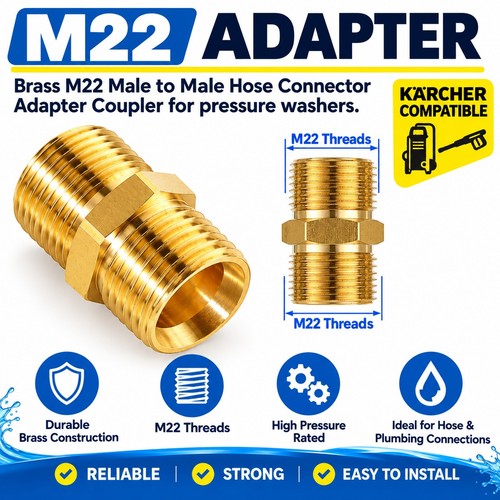 M22 male karcher pipe - m22,