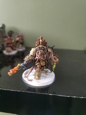 Warhammer 40k death guard lord of virulence. Painted table top ready