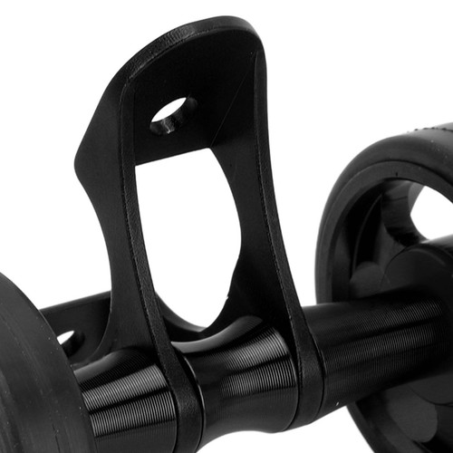 Black double wheel - black, mudguard