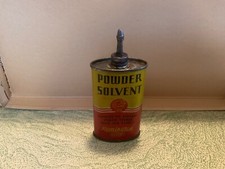 Rare Vintage Lead Top Remington Powder Solvent Gun Oil Tin Can
