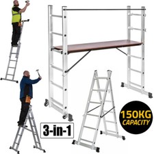 3 IN 1 Working Platform Ladder