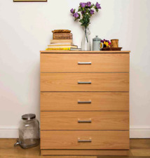 4/5 Chest Of Drawers Bedroom Living Room Furniture Spacious Modern Design Matt