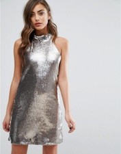 MISS SELFRIDGE Silver Sequin