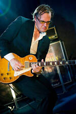 Joe Bonamassa with his Signature Gibson Les Paul guitar performing - Old Photo 4
