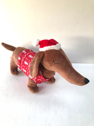 Christmas dachshund sausage - christmas,