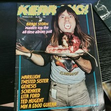 kerrang magazine no 27   october 21 - november 3  rock magazine music