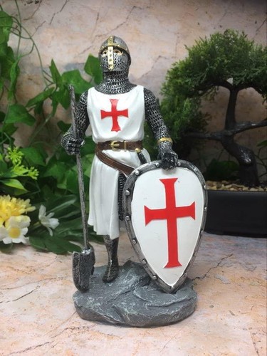 Templar knight standing with - knight,